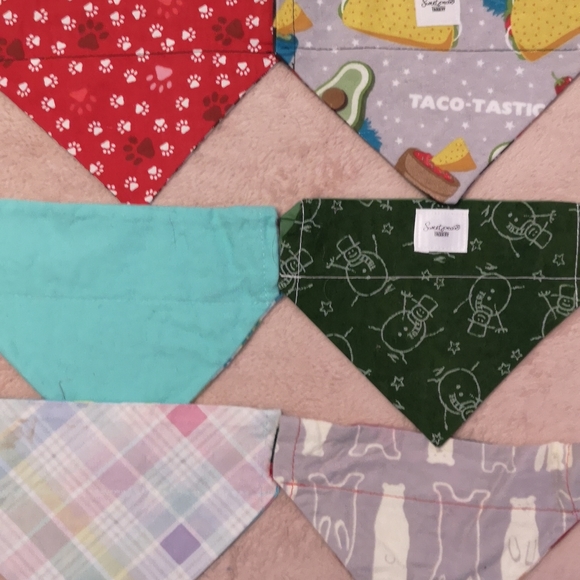 12 over the collar reversible dog bandana - Picture 8 of 10